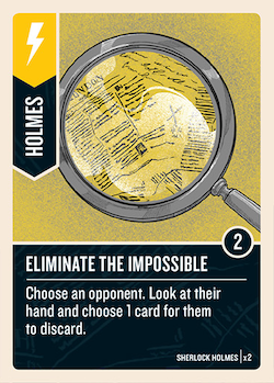 eliminate the impossible card